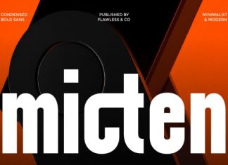 Micten Font preview image 1