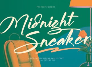 Midnight Sneaker Font preview image 1