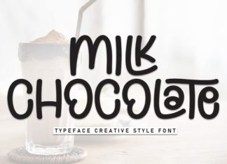 Milk Chocolate Font preview image 1