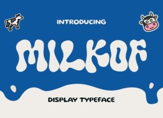 Milkof Font preview image 1