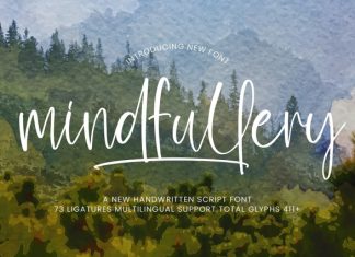 Mindfullery Font preview image 1