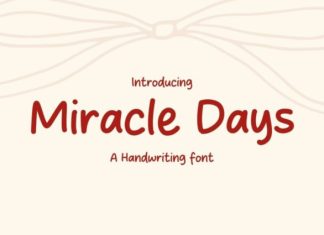 Miracle Days Font preview image 1