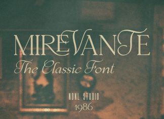 Mirevante Font preview image 1