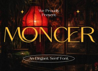 Moncer Font preview image 1