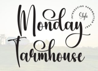 Monday Farmhouse Font preview image 1