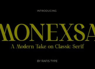 Monexsa Font preview image 1