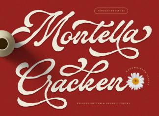 Montella Cracken Font preview image 1