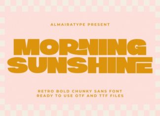 Morning Sunshine Font preview image 1