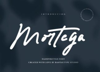 Mortega Font preview image 1