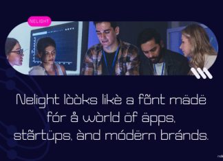 Nelight Font preview image 2