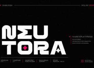 Neutora Font preview image 1