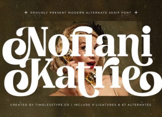 Nofiani Katrie Font preview image 1