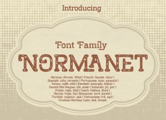 Normanet Font preview image 1
