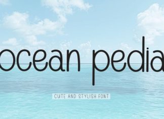 Ocean Pedia Font preview image 1