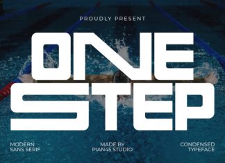 One Step Font preview image 1