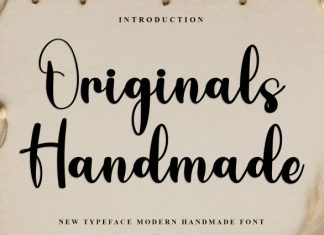 Originals Handmade Font preview image 1