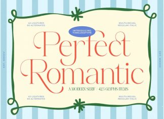 Perfect Romantic Font preview image 1