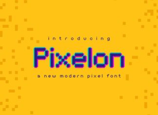 Pixelon Font preview image 1