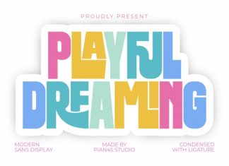Playful Dreaming Font preview image 1