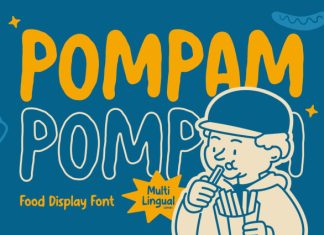 Pompam Font preview image 1