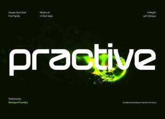 Practive Font preview image 1