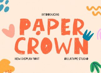 RL Paper Crown Font preview image 1
