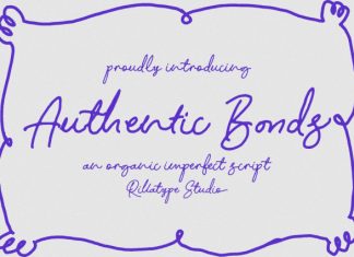 RT Authentic Bonds Font preview image 1