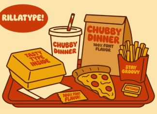 RT Chubby Dinner Font preview image 2
