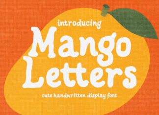 RT Mango Letters Font preview image 1
