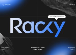 Racky Font preview image 1