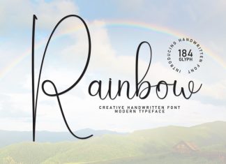 Rainbow Font preview image 1