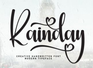 Rainday Font preview image 1