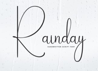 Rainday Font preview image 1