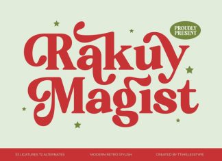 Rakuy Magist Font preview image 1