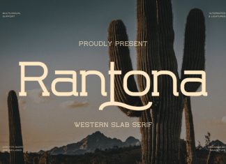 Rantona Font preview image 1