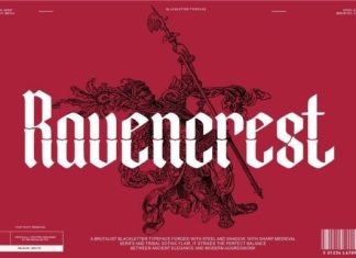 Ravencrest Font preview image 1