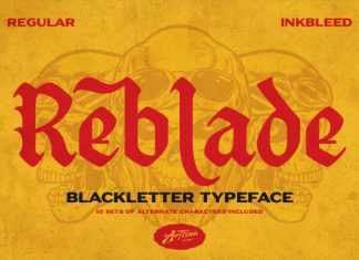 Reblade Font preview image 1