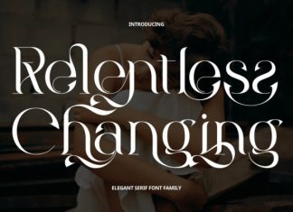 Relentless Changing Font preview image 1