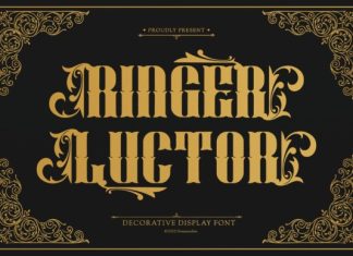 Ringer Luctor Font preview image 1
