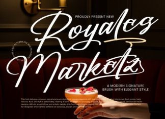 Royales Marketz Font preview image 1