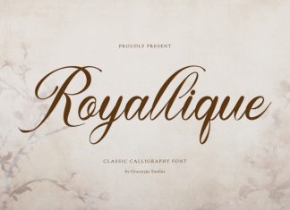 Royallique Font preview image 1
