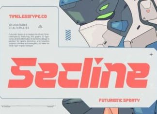 Secline Font preview image 1