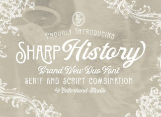 Sharp History Med Font preview image 1