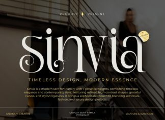 Sinvia Font preview image 2