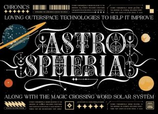 Siren cosmic Font preview image 3