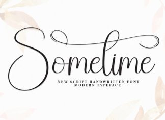 Sometime Font preview image 1