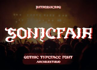 Sonicfair Font preview image 1