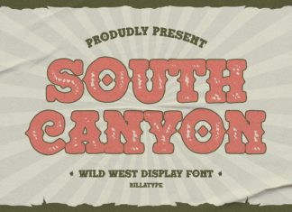 South Canyon Font preview image 1