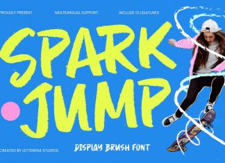 Spark Jump Font preview image 1