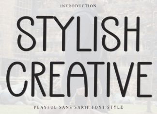 Stylish Creative Font preview image 1